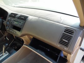 2005 Honda Civic DX White Sedan 1.7L AT #A23735